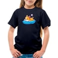 thumbnail image 1 of Cute Corgi Sleeping On Pillow T-Shirt Juniors -Image by Shutterstock,  Medium, 1 of 4