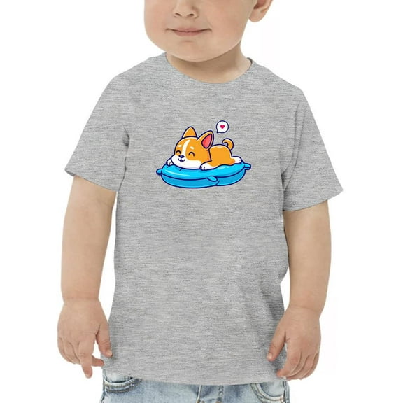 Cute Corgi Sleeping On Pillow T-Shirt Toddler -Image by Shutterstock,  2 Toddler