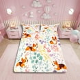 thumbnail image 1 of Cute Corgi Twin Bed&nbsp;Sheets Set,Rainbow Flower Dog Kawaii Bedding Set Corgi Lovers Gifts for Kids Girls Boys,Colorful Floral Leaf Sheets Animal Print Fitted Sheet Set 3Pcs, 1 of 6