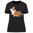thumbnail image 1 of Cute Corgi Walking T-Shirt Women -Image by Shutterstock, Female x-Large, 1 of 2