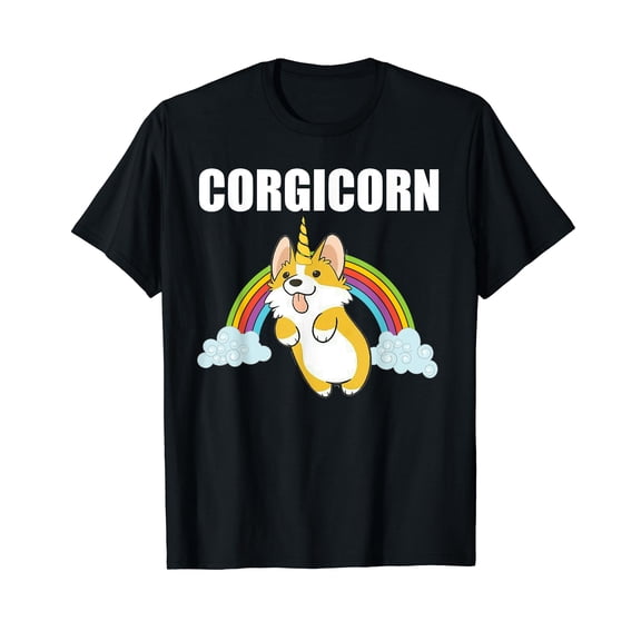 Cute Corgicorn T Shirt | Funny Corgi Lover Shirt Gift