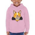 thumbnail image 1 of Cute Corgie Bat Costume Hoodie Toddler -Image by Shutterstock,  4 Toddler, 1 of 4