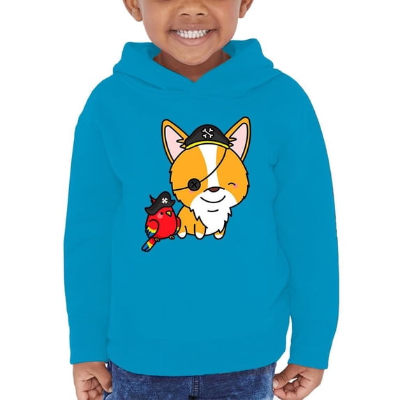 Cute Corgie W Pirate Costume Hoodie Toddler -Image by Shutterstock, 5 Toddler