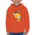 thumbnail image 1 of Cute Corgie W Pumpkin Costume Hoodie Toddler -Image by Shutterstock,  5 Toddler, 1 of 4