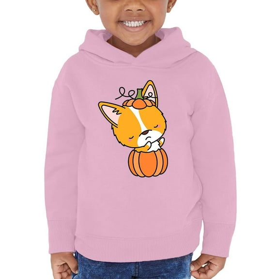 Cute Corgie W Pumpkin Costume Hoodie Toddler -Image by Shutterstock,  5 Toddler