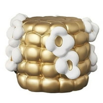 Cute Corn-Shaped Shoe Changing Stool Hand-Painted Resin Stool Simulated Food Stool