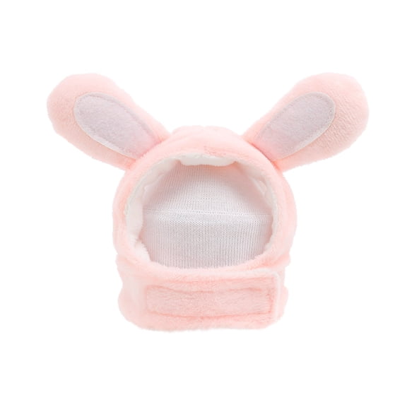 Cute Costume Bunny Rabbit Hat with Ears for Cats & Small Dogs, Soft Bunny Ears Dress Up Party Halloween Costume Accessories Easter Pet Costume for Cats Small Dogs Puppy(Pink)