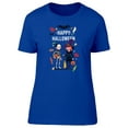 thumbnail image 1 of Cute Costumes Happy Halloween T-Shirt Women -Image by Shutterstock, Female Large, 1 of 2