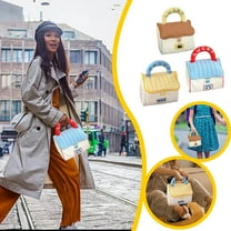 Cute Cottage Themed Large Capacity Makeup Bag For Girls Portable Handheld Travel Cosmetic Organizer Storage Pouch