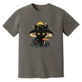 thumbnail image 1 of Cute Cottagecore Black Cat Mushroom Goblincore Witchy Comfort Color T-Shirt, Unisex, up to size 4XL, 1 of 4