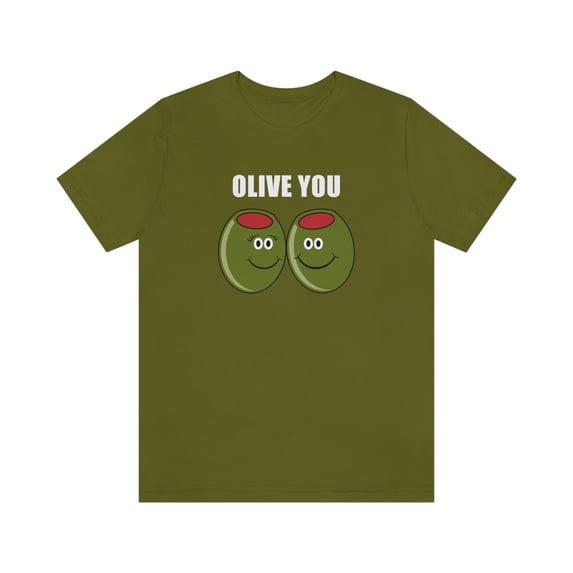 Cute Couples Shirt, Olive You Shirts