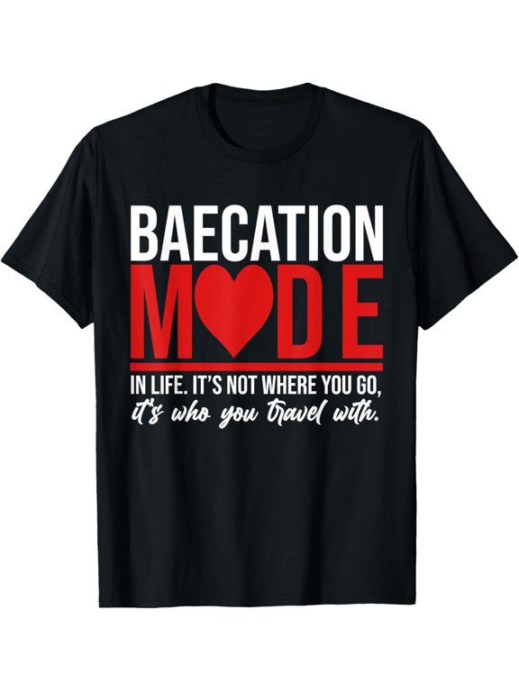 Cute Couples Trip Matching Vacation Baecation Vibes Gifts T-Shirt