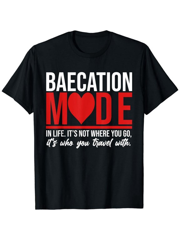 Cute Couples Trip Matching Vacation Baecation Vibes Gifts T-Shirt