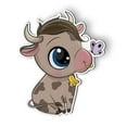 thumbnail image 1 of Cute Cow Cartoon Pretty Farm Country - 5" Magnet for Car Locker Refrigerator, 1 of 1