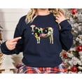 thumbnail image 1 of Cute Cow Christmas Sweatshirt, Merry Christmoos, 2024 Happy New Year, Christmas Gift, Christmas Light, 1 of 2