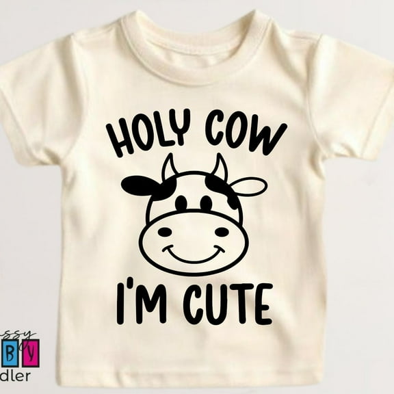 Cute Cow Kids Shirt, Animals Baby Toddler Shirts, Funny Baby Toddler Shirt, Farm Animal Kids Tshirt TODDLER SHORT SLEEVE TEE BELLA CANVAS 3001T