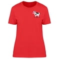 thumbnail image 1 of Cute Cow Pocket T-Shirt Women -Image by Shutterstock, Female x-Large, 1 of 2