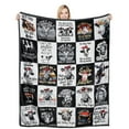 thumbnail image 1 of Cute Cow Print Blanket Warm Super Soft Micro Flannel Blanket for Bed Sofa Plane/Living Room Decor 40x50 Inch, 1 of 6