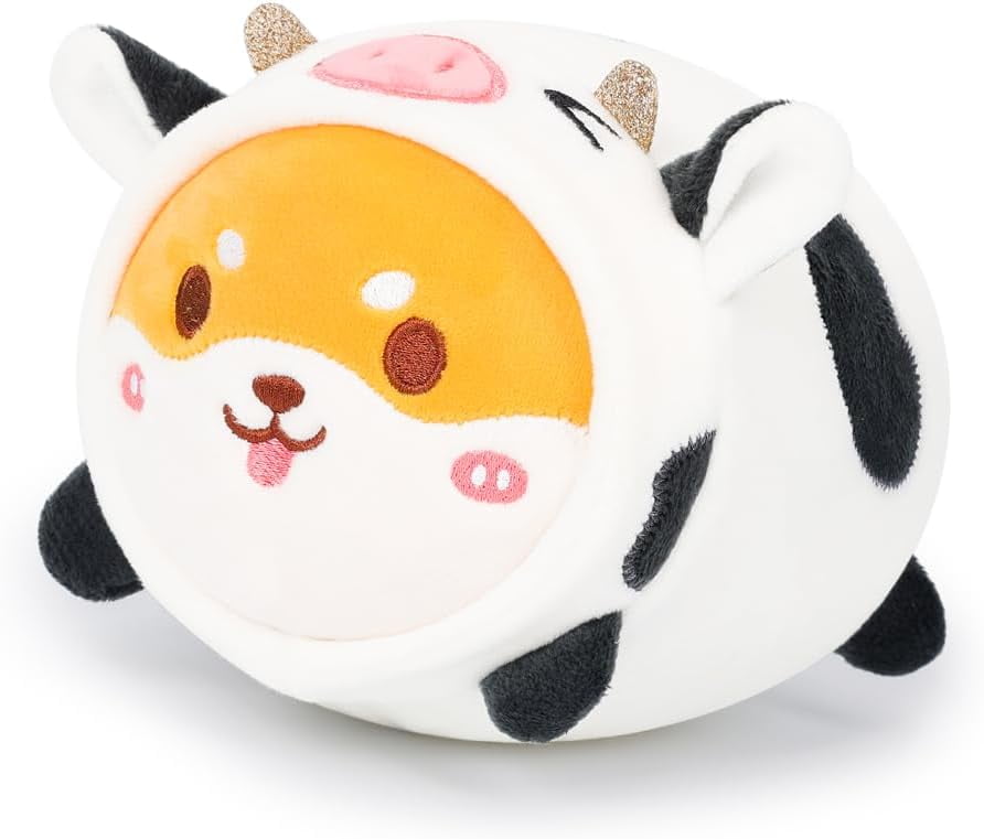 Cute Cow Shiba Inu Plush Pillow 8