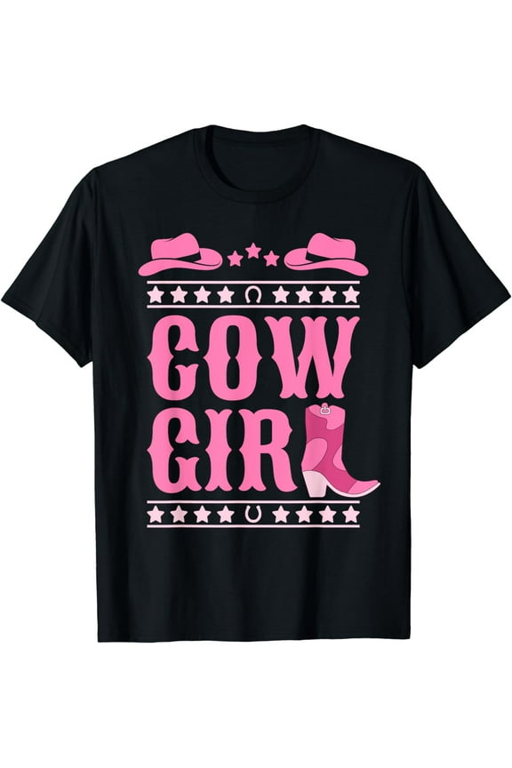 Cute Cowgirl Outfit Girls Rodeo Women Cowboy Western Cowgirl T-Shirt