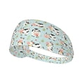 thumbnail image 1 of Cute Cows Headbands for Women Men, Workout Elastic Sweat Band for Yoga Running Cycling Gym Exercise Non Slip Head Bands for Women's Hair, 1 of 5