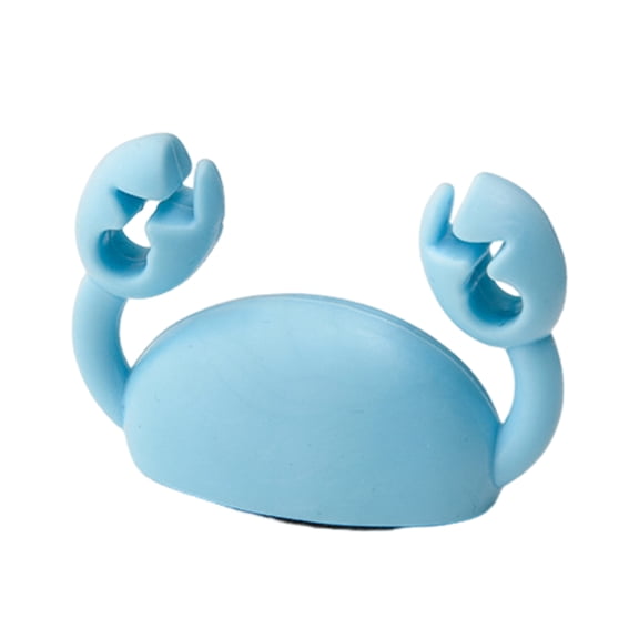 Cute Crab Cable Organizer Clip Line Processor Adhesive Wire Tidy Holder for Data Headphone Mouse Power Cables