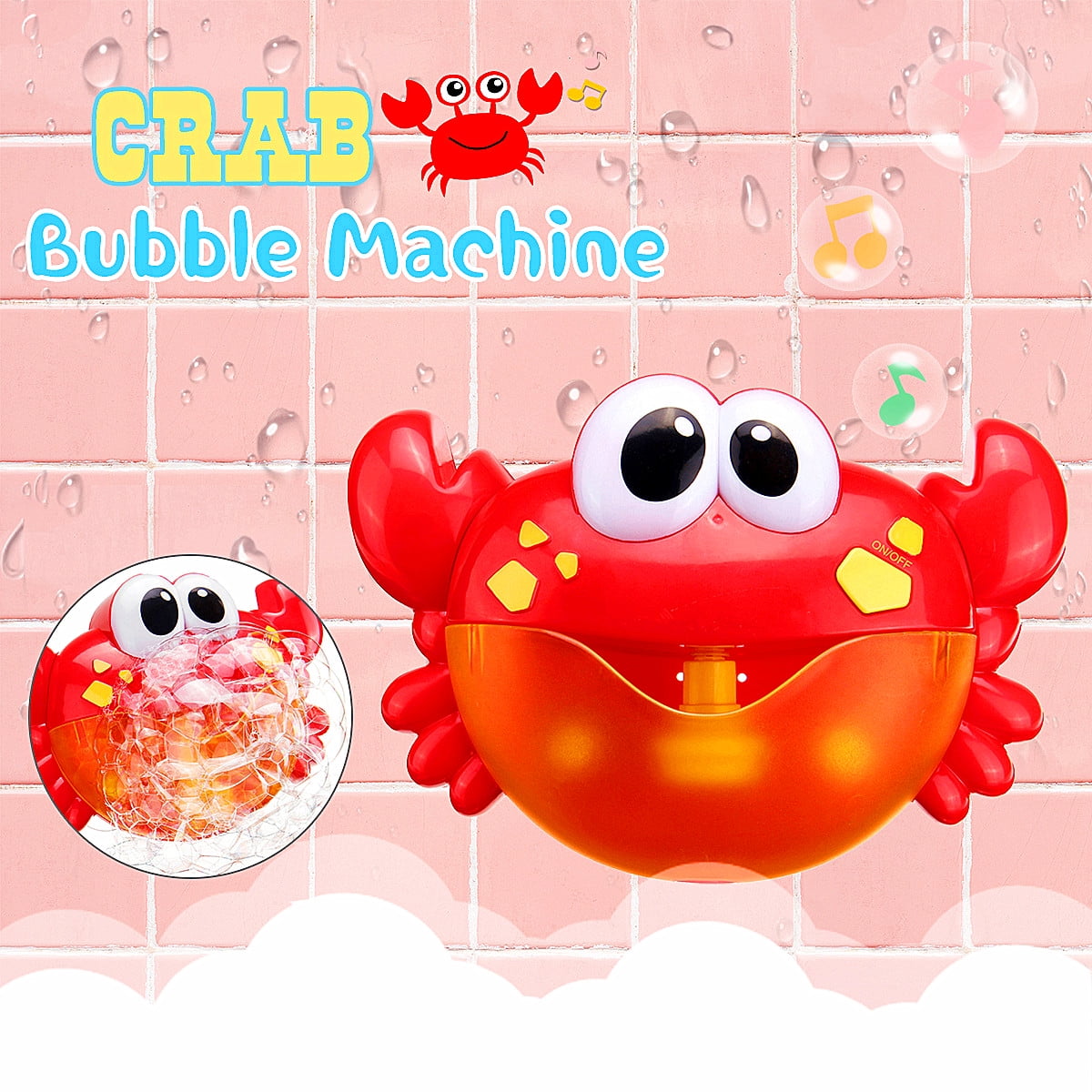 Crab music sales bubble machine