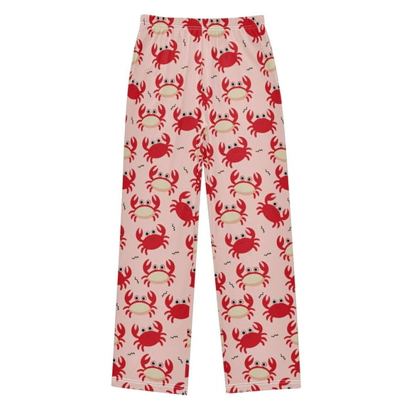 Cute Crabs Pajama Pants Soft Lightweight Lounge Pants Bottoms Sleep Pants Warm Comfy
