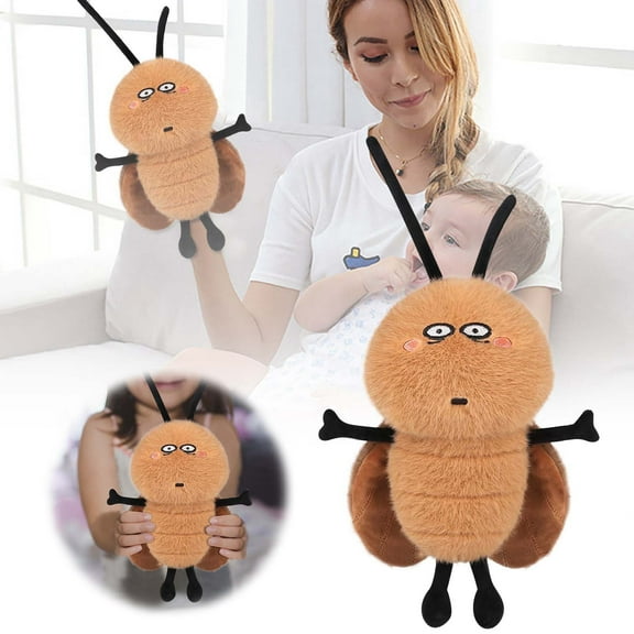 Cute Creative Cockroach Doll Plush Toy 7.8 Inch