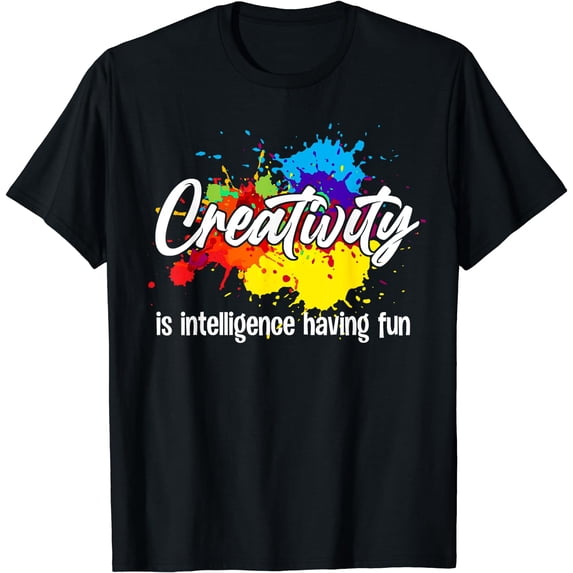 Cute Creativity Art For Men Women Creative Drawing Teacher T-Shirt