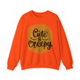 thumbnail image 1 of Cute  Creepy Unisex Heavy Blend Cotton Crewneck Sweatshirt, 1 of 11