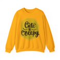thumbnail image 1 of Cute  Creepy Unisex Heavy Blend Cotton Crewneck Sweatshirt, 1 of 11