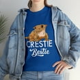 thumbnail image 1 of Cute Crested Gecko Crestie Bestie Gecko TShirt, 1 of 3