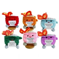 Cute Crochet Dumpster Fire, Funny Crochet Dolls, Handmade Crochet Gifts Toys Gifts for Friends