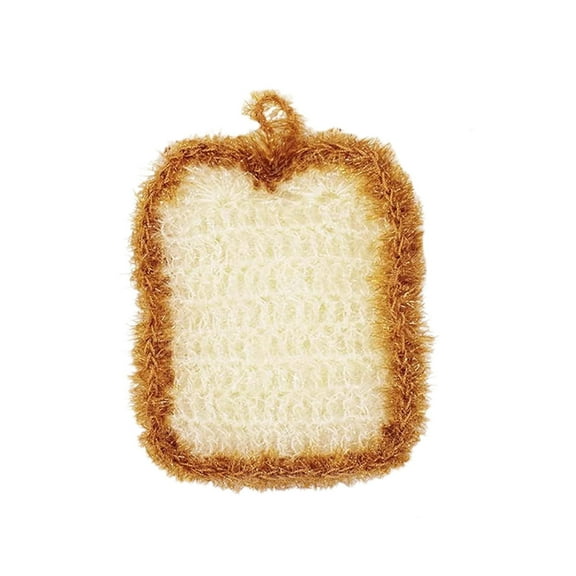 Cute Crochet Scrubbies For Kitchen And Household Use No Odor Non Scratch Dishwasher Safe Reusable Double Layered Cleaning Pads