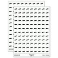 thumbnail image 1 of Cute Crooked Arrow Solid 200+ Round Stickers - White - Matte Finish - 0.50" Size, 1 of 3