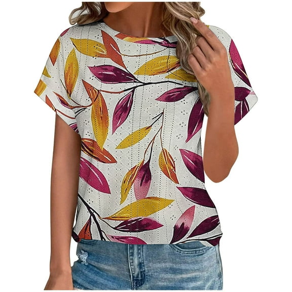 Cute Crop Tops for Women Button Down Shirts for Women Work Short Sleeve Tunic Tops for Women XS