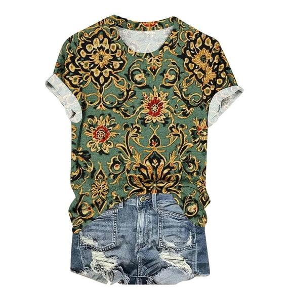 Cute Crop Tops for Women Plus Size Tshirts Shirts Graphic Funny Women's Summer Tops, Tees & Blouses