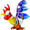 thumbnail image 1 of Cute Crown Chicken Ceramic Craft Ornament Simulation Animal Statue DIY Accessory Exquisite Desktop Garden Decor Figurine, 1 of 4