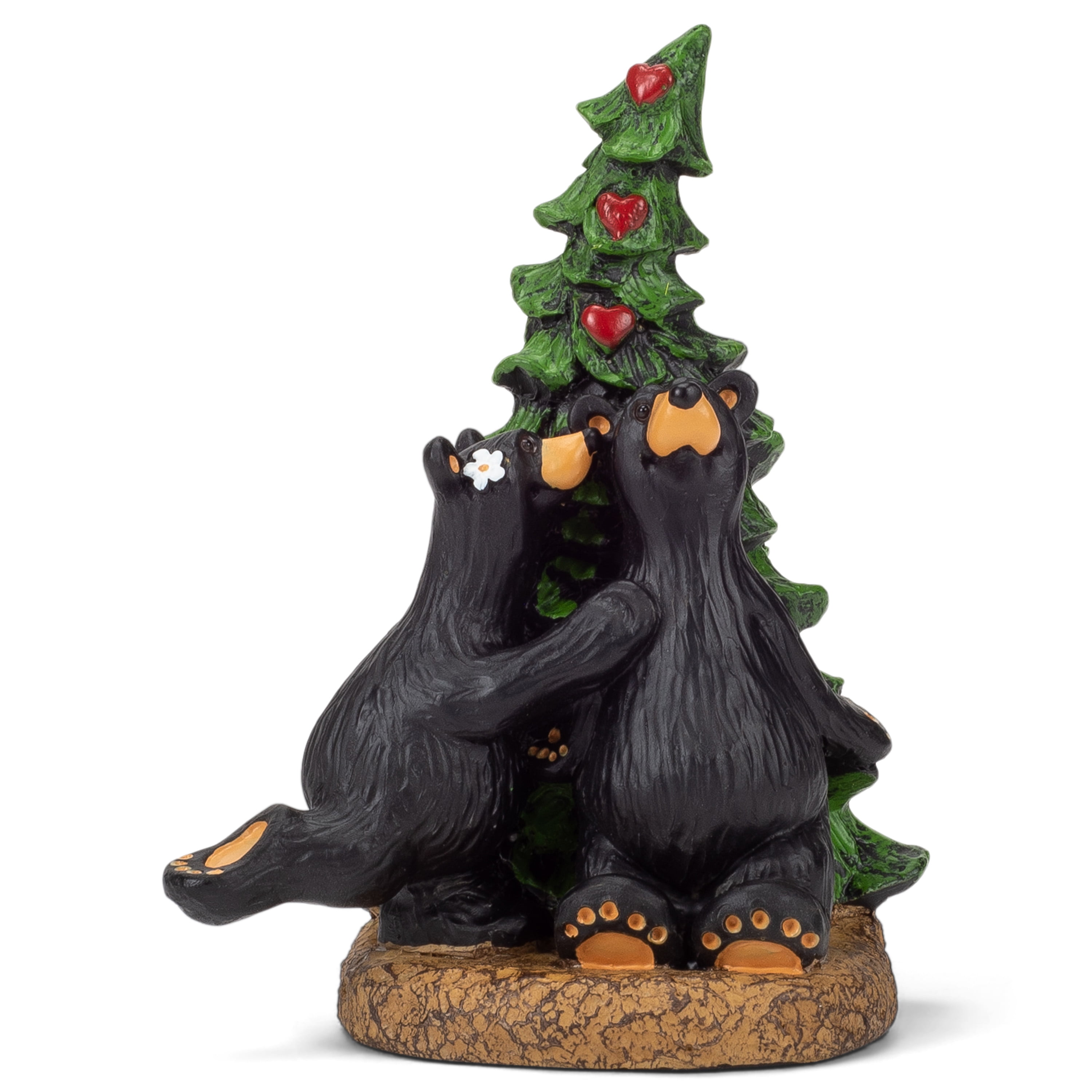 Cute Crush Mini Midnight Black 5 x 3 Hand Cast Resin Stone Collectible Figurine