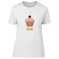 thumbnail image 1 of Cute Cupcake Doodle T-Shirt Women -Image by Shutterstock, Female XX-Large, 1 of 2
