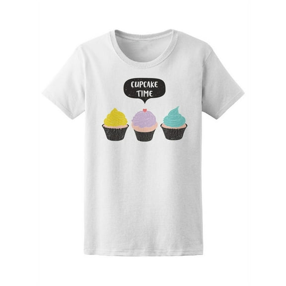 Cute Cupcakes Time Set Tee Women's -Image by Shutterstock