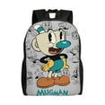 thumbnail image 1 of Cute Cuphead Backpack Lightweight Unisex Basic Daypack Bookbag Laptop Satchel Rucksack For Travel School Office Daily, 1 of 8