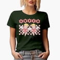 thumbnail image 1 of Cute Cupid Vibes, Retro Valentine's Day Gift, Military Green T-Shirt, 3XL, 1 of 5