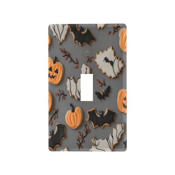Cute Cutout Cookies Decorated Light Switch Cover Switch Plate Outlet Cover Plug Cover for Electrical Outlet