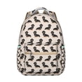 thumbnail image 1 of Cute Dachshund Backpack for School,Cute School Bag,Schoolbag with Adjustable Shoulder Straps & Padded Back,15.3"x11"x7.1"., 1 of 6
