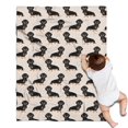 thumbnail image 1 of Cute Dachshund Blanket,Comfortable Soft Flannel Throw Blanket,All Season,Warm Lightweight Blankets for Sofa Bed Couch Living Room Chair,30"x40", 1 of 4