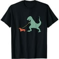 thumbnail image 1 of Cute Dachshund Dinosaur Funny Wiener Dog Unisex T-Shirt for Men Women Kids Toddler, 1 of 5