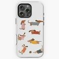 thumbnail image 1 of Cute Dachshund Dog Art Phone Case for iPhone 11 12 13 14 15 16 17 Pro Max, 1 of 2