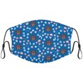 thumbnail image 1 of Cute Dachshund Dog Graphic Printed Cloth Face Masks Reusable Washable Adjustable for Adults (5 PCS), 1 of 5